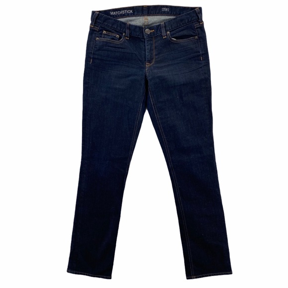 J. Crew Denim - J. Crew Matchstick Dark Wash Denim Straight Jean